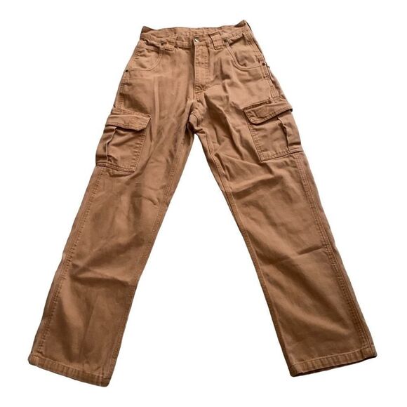 Key Tan High Waist Cargo Pants Size 29x32 - Picture 1 of 14